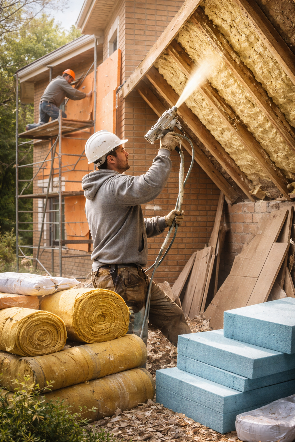 Утепление домов в Тулуне под ключ от 4532 руб/м2 | Профессионально — ТепломастерТлн